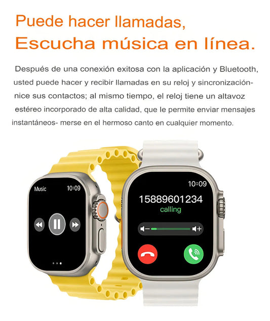 RELOJ INTELIGENTE T800 ULTRA